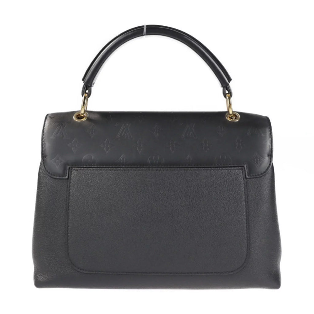 Pre-Owned LOUIS VUITTON Louis Vuitton Verry One Handle Bag Handbag M51989 Leather Monogram Shadow Noir 2WAY Shoulder (Good)