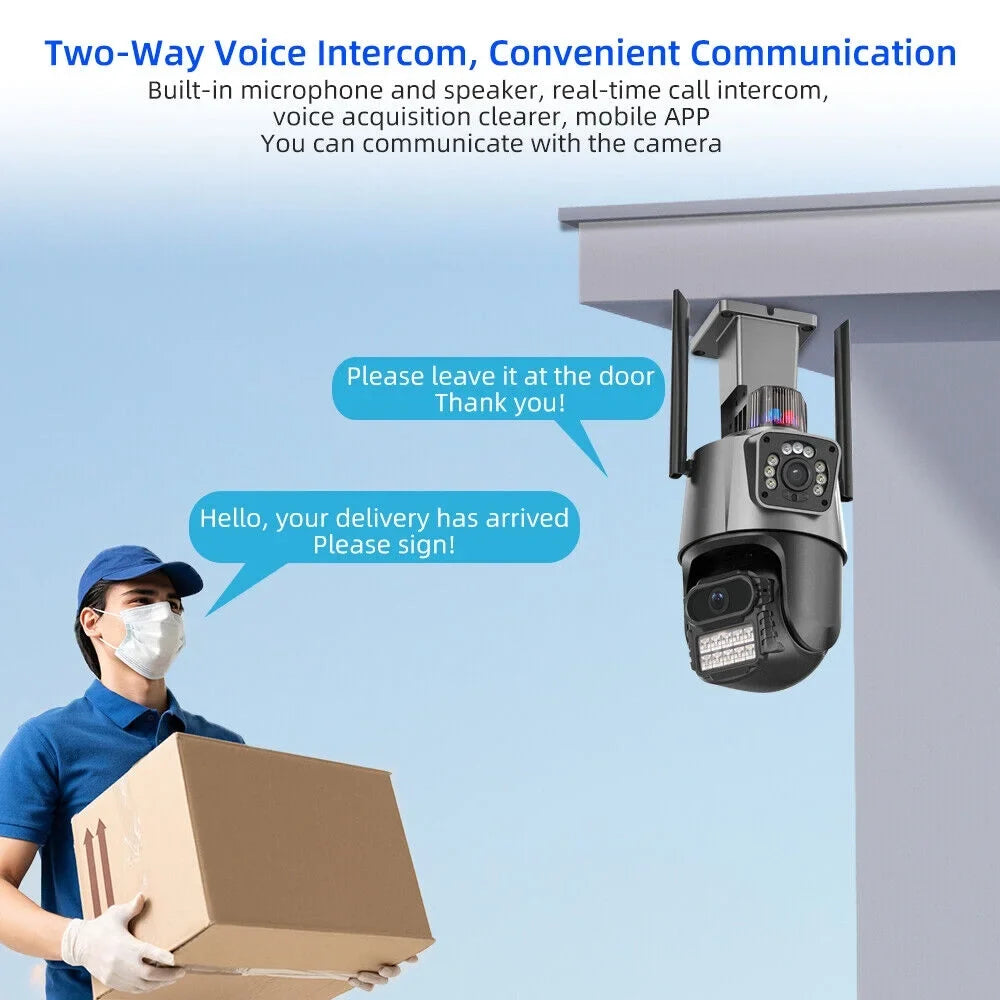 JLLOM Enhanced Dual Antenna Penetration for Maximum Signal Strength - Never Miss a Moment with This PTZ Camera