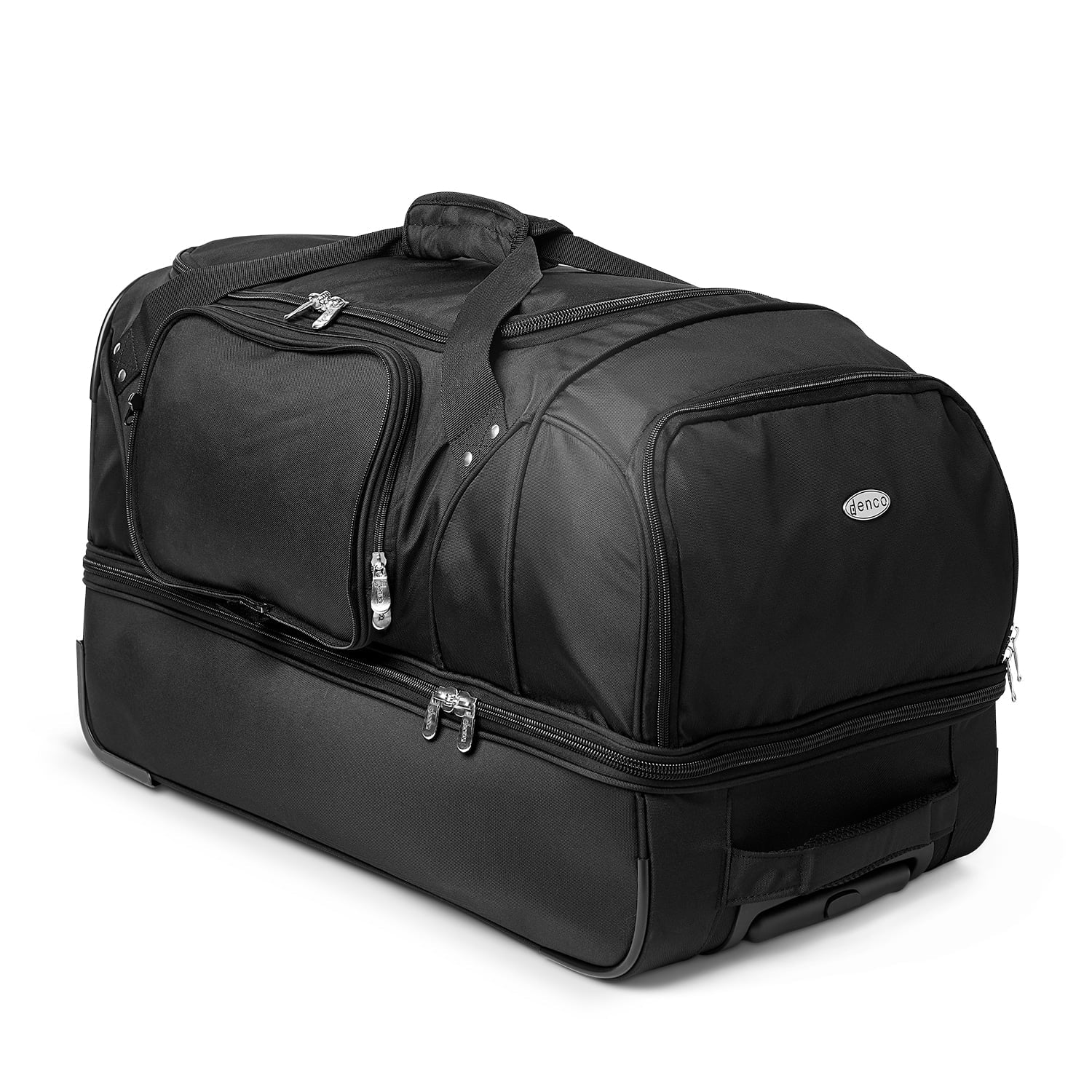 MOJO Ohio State Buckeyes Jet 27'' 2-Wheel Drop Bottom Rolling Duffel Bag