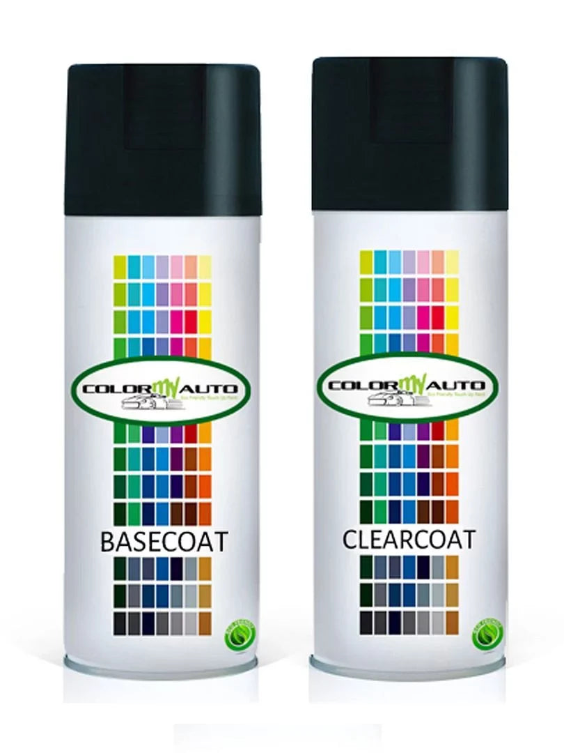 for Audi A6 2007-18 Ibis White T9PA Base Coat & Clear Coat Aerosol