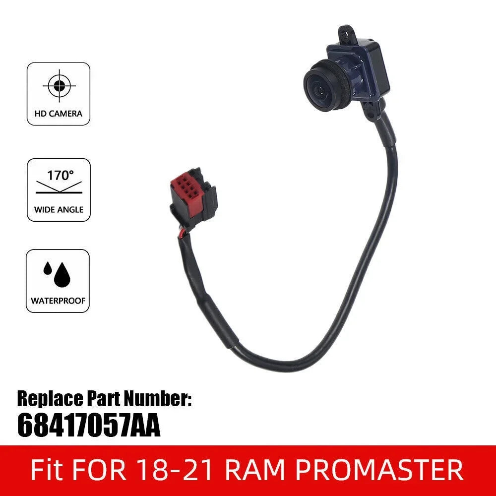 Upgrade Your View - Rear View Camera (68417057AA) for RAM Promaster 1500, 2500, 3500 (2018-2021) - USA