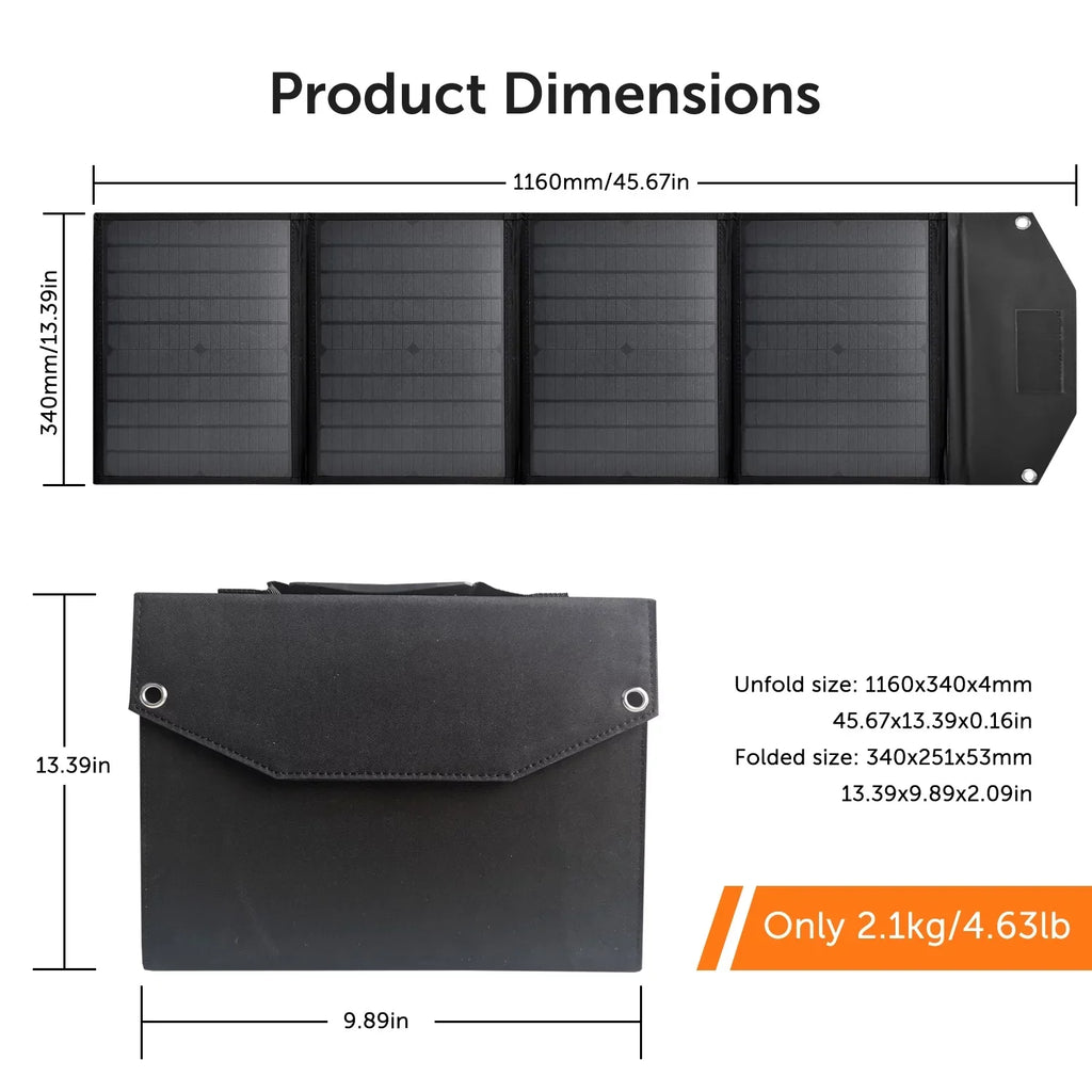 Alpha Digital Folding Solar Panel Charger