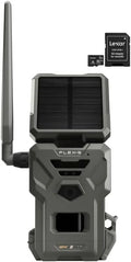SPYPOINT Flex-S Solar Cellular Trail Camera, Integrated Solar Panel, LTE Connectivity, 100-foot Flash/Detection Range, Internal Battery, Optional Battery Backup + 32GB Micro SD Card