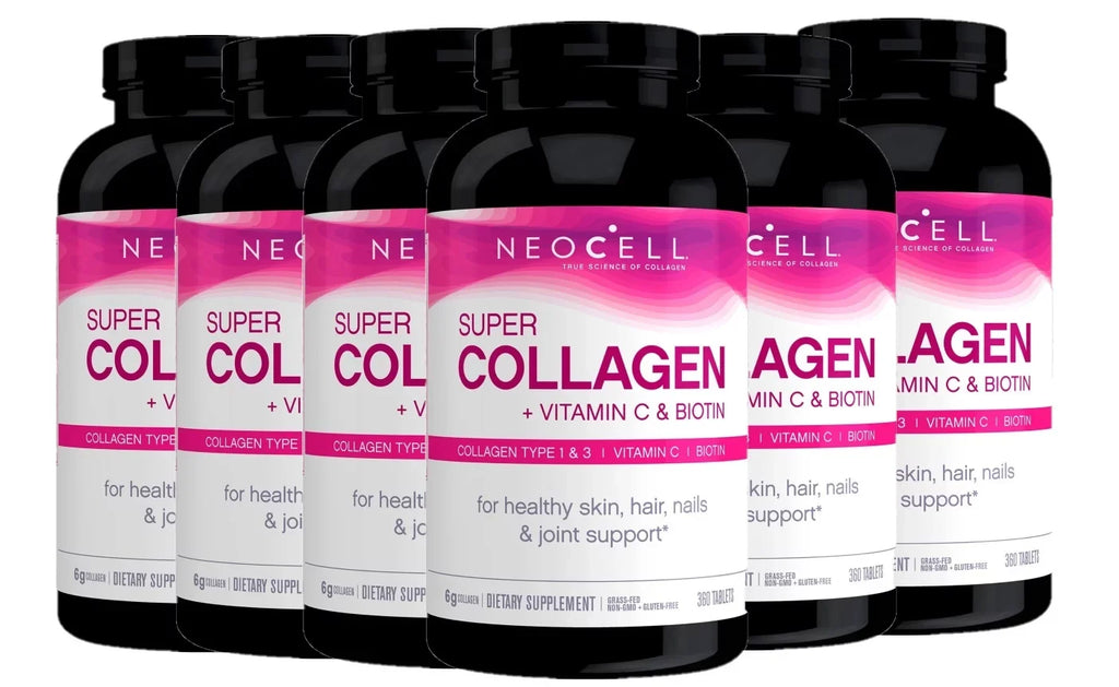 6 Pack | NeoCell Super Collagen + C (360 ct.)