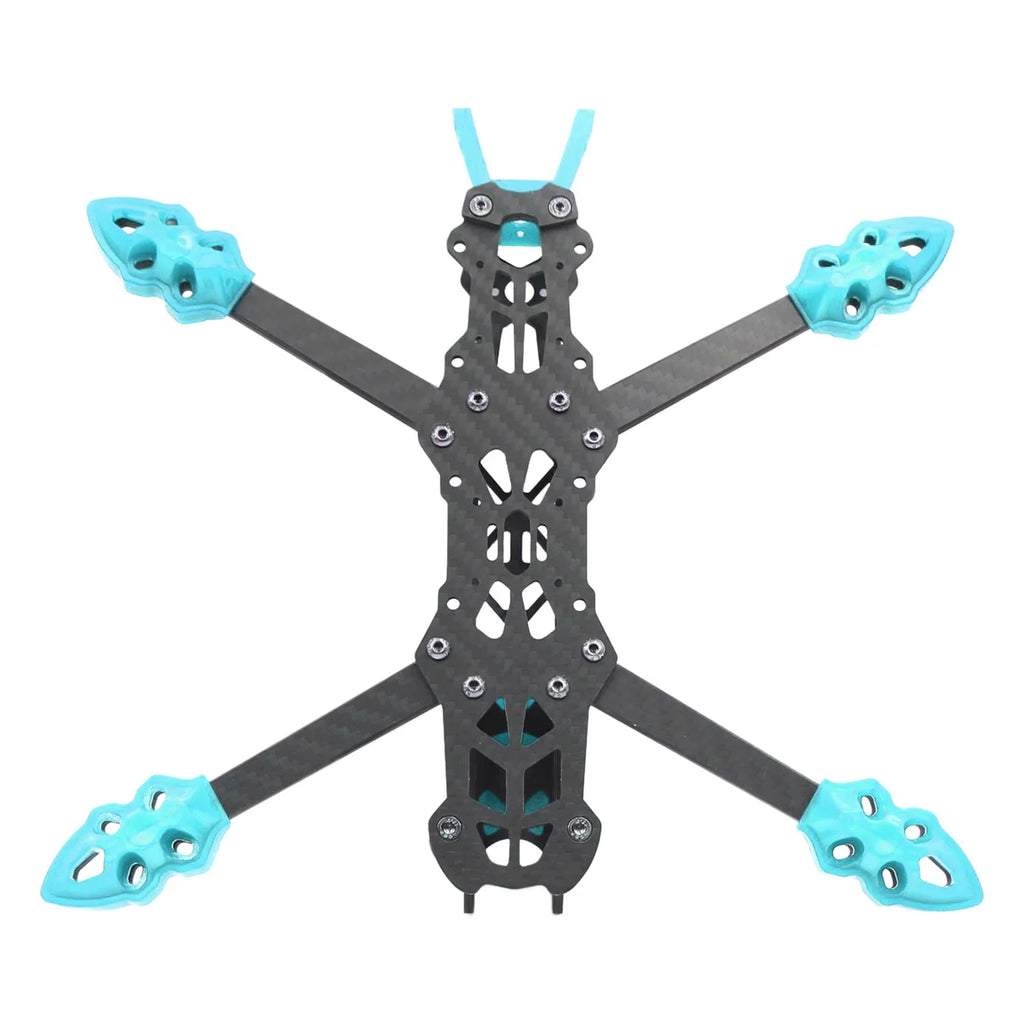 Goldmeet FPV Racing Drone Frame Professional 225mm Wheelbase Carbon Fiber Quadcopter Frame for RC Drone Accessories Blue