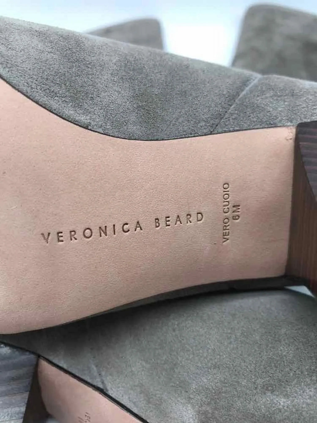 Pre-Owned Veronica Beard Grey Size 6 Tall Boots