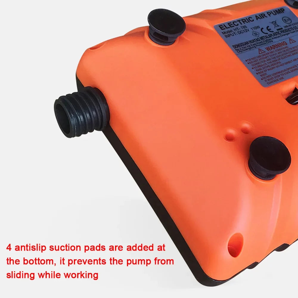 Tomshoo ligent Electric Air Pump for Paddle Board Inflatable Pool Boat, 16PSI High Pressure Compressor