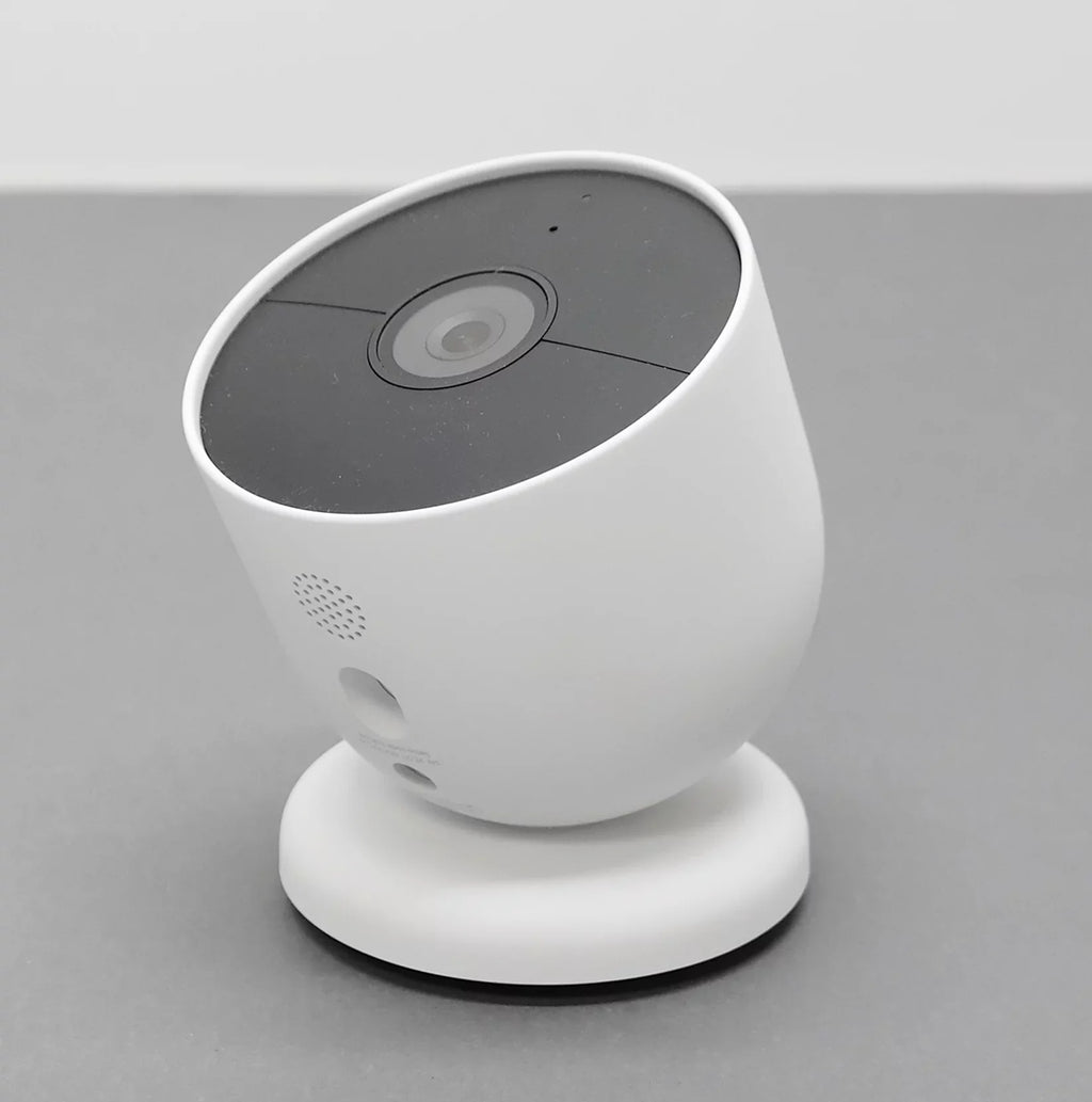 Pre-Owned G3AL9 Nest Cam GA01317-US Surveillance Camera (Battery) - White W/ LOOPS