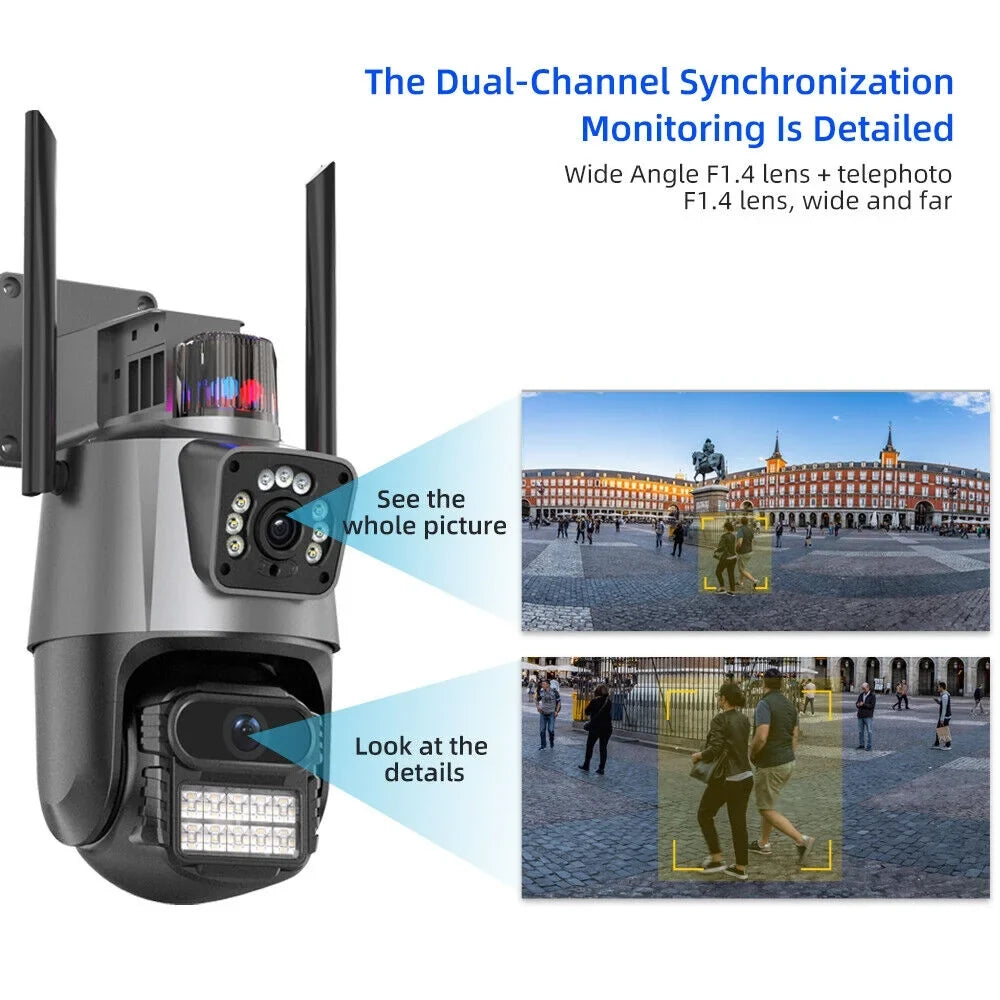 JLLOM Enhanced Dual Antenna Penetration for Maximum Signal Strength - Never Miss a Moment with This PTZ Camera