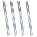 RAParts Set of 4 8' Horizontal E-Track Rail Cargo Tie-Down for Truck Trailer Flat Bed