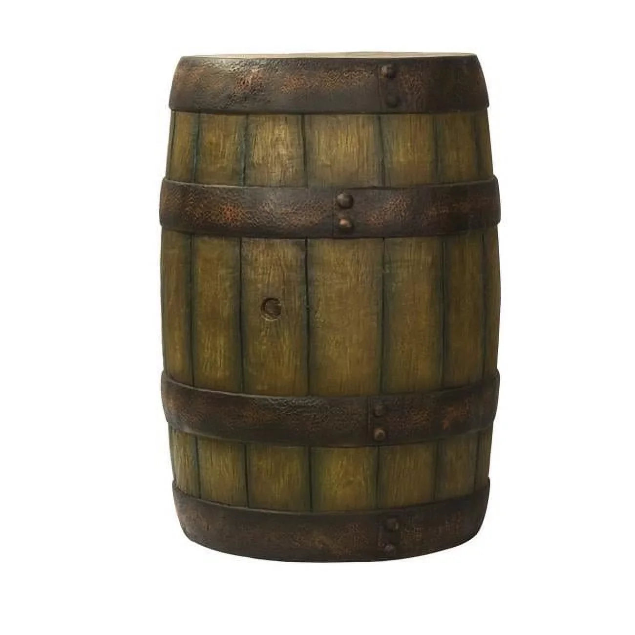 Winterland 24 in. Whiskey Barrel Planter - Natural