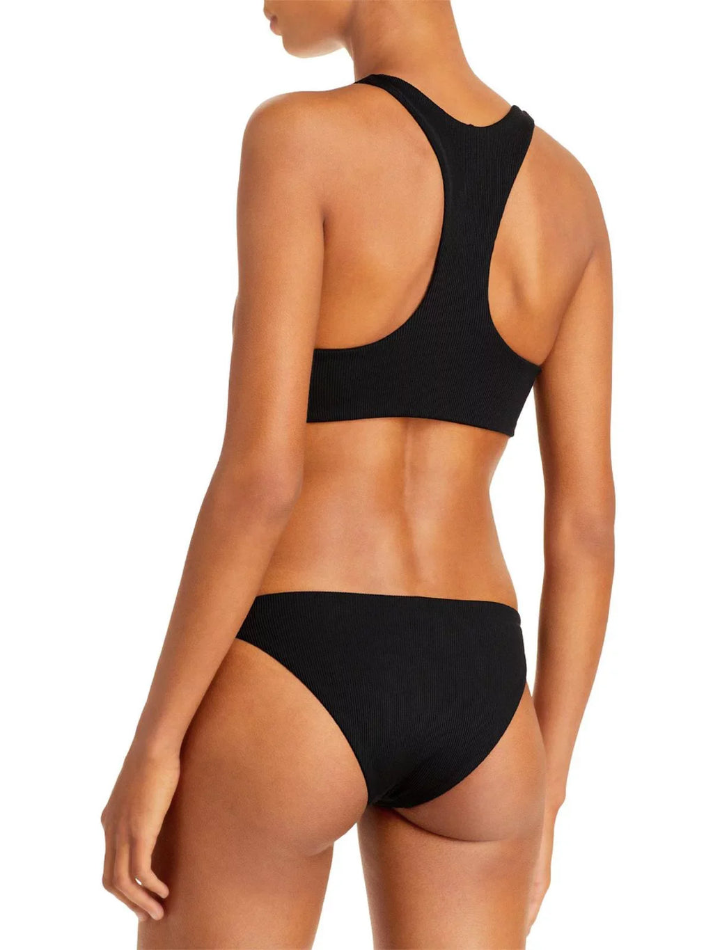 L Space Womens Camacho Ribbed Low-Rise Swim Bottom Separates