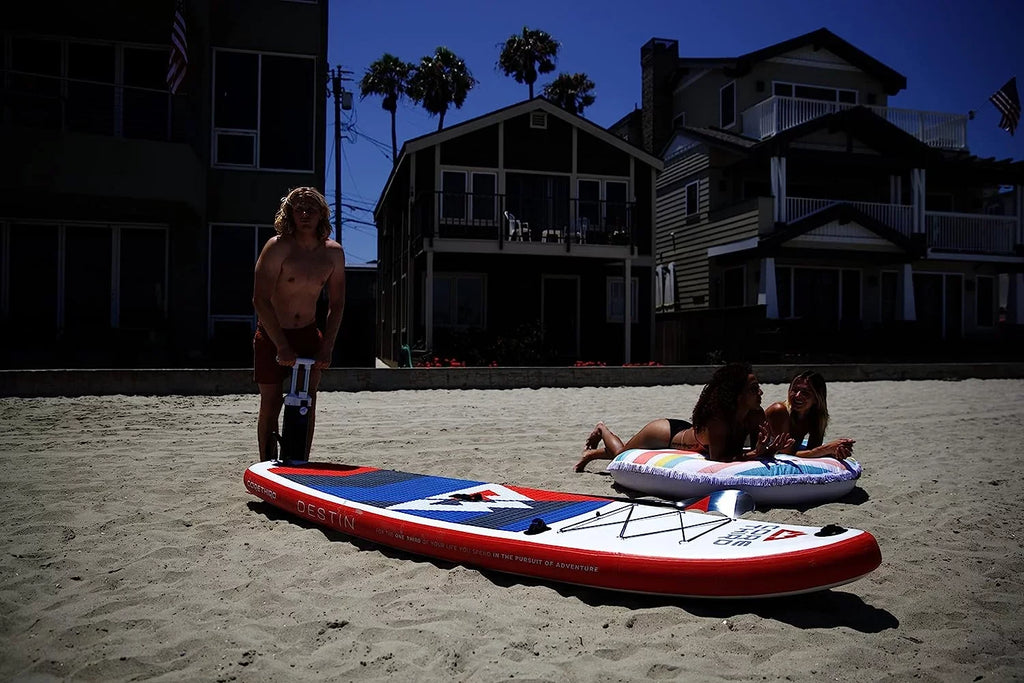 Core Third Destin 10'6" Inflatable Paddle Board for Beaches and Lakes with Complete SUP Kit