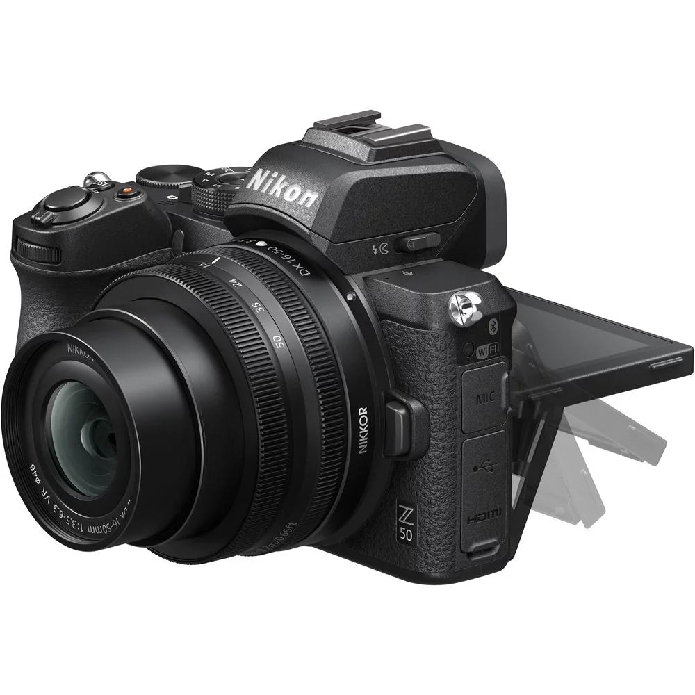 Nikon Z 50 Mirrorless Digital Camera W/ 16-50mm Lens 1633 - Pro Bundle