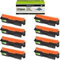 GREENCYCLE 8 Pack Compatible for 94A CF294A Dark Toner Cartridge Replacement with Laserjet Pro M118dw MFP M148fdw M148dw M149 M149fdw Printer