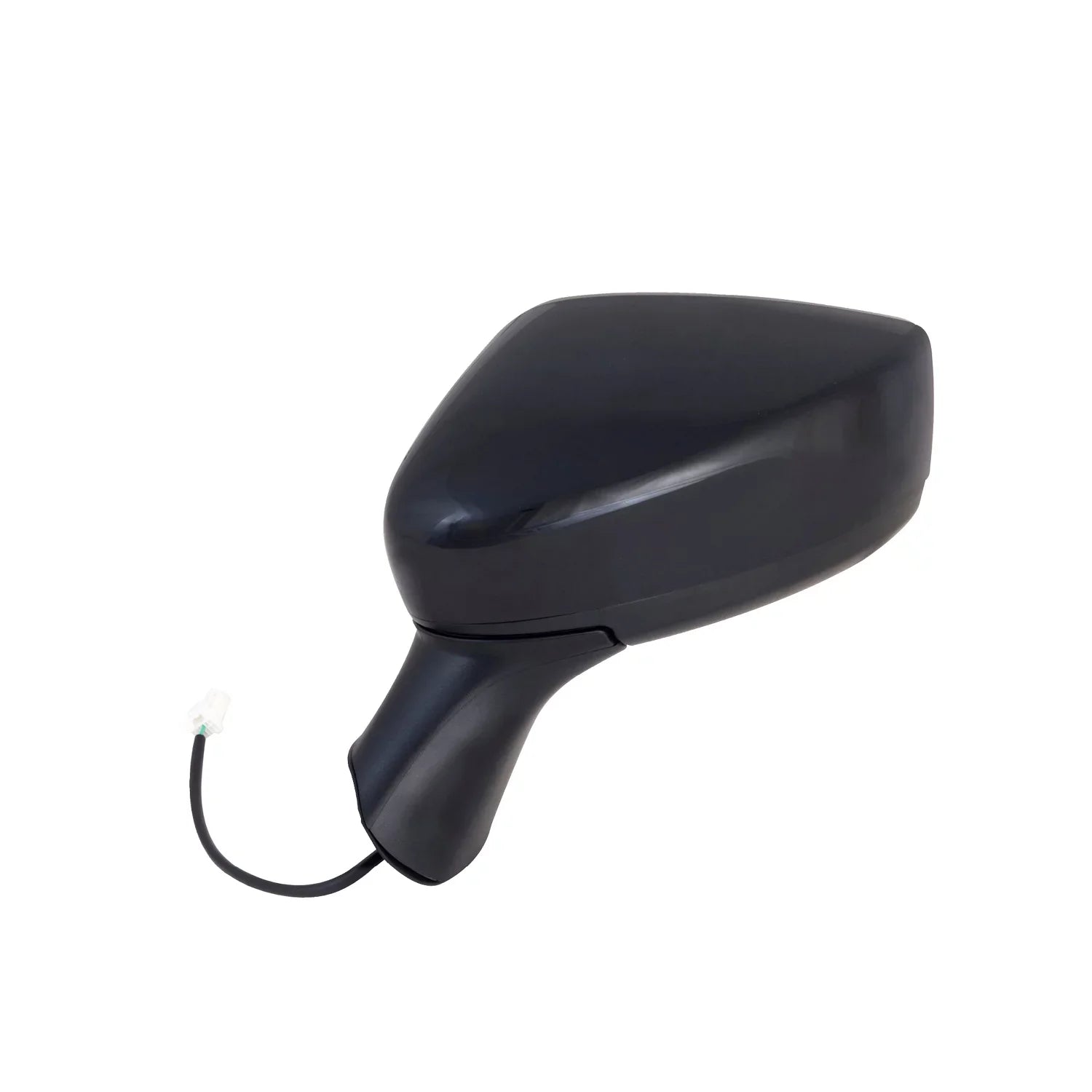 68632N - Fit System Driver Side Mirror for 15-18 Nissan Versa Note Hatchback S, S Plus, SL, SV Model, textured Ebony w/ PTM cover, foldaway, w/o CCD camera, Power
