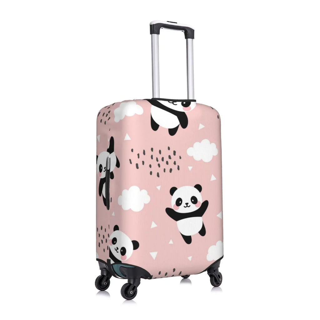 Bingfone Panda Flying In The Sky Between Clouds And Star Luggage Cover Washable Suitcase Cover Protector Anti-Scratch Suitcase Cover Fits 18-32 Inch Luggage