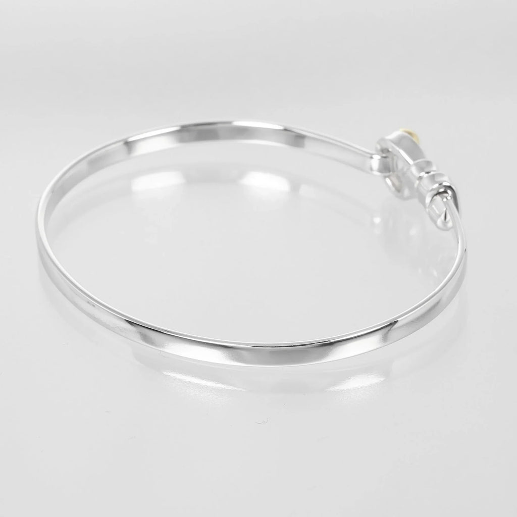 Pre-Owned Tiffany & Co. Love Knot Bracelet, 925 Silver, 18K Gold, Approx. 9.15g I132724015 (Good)