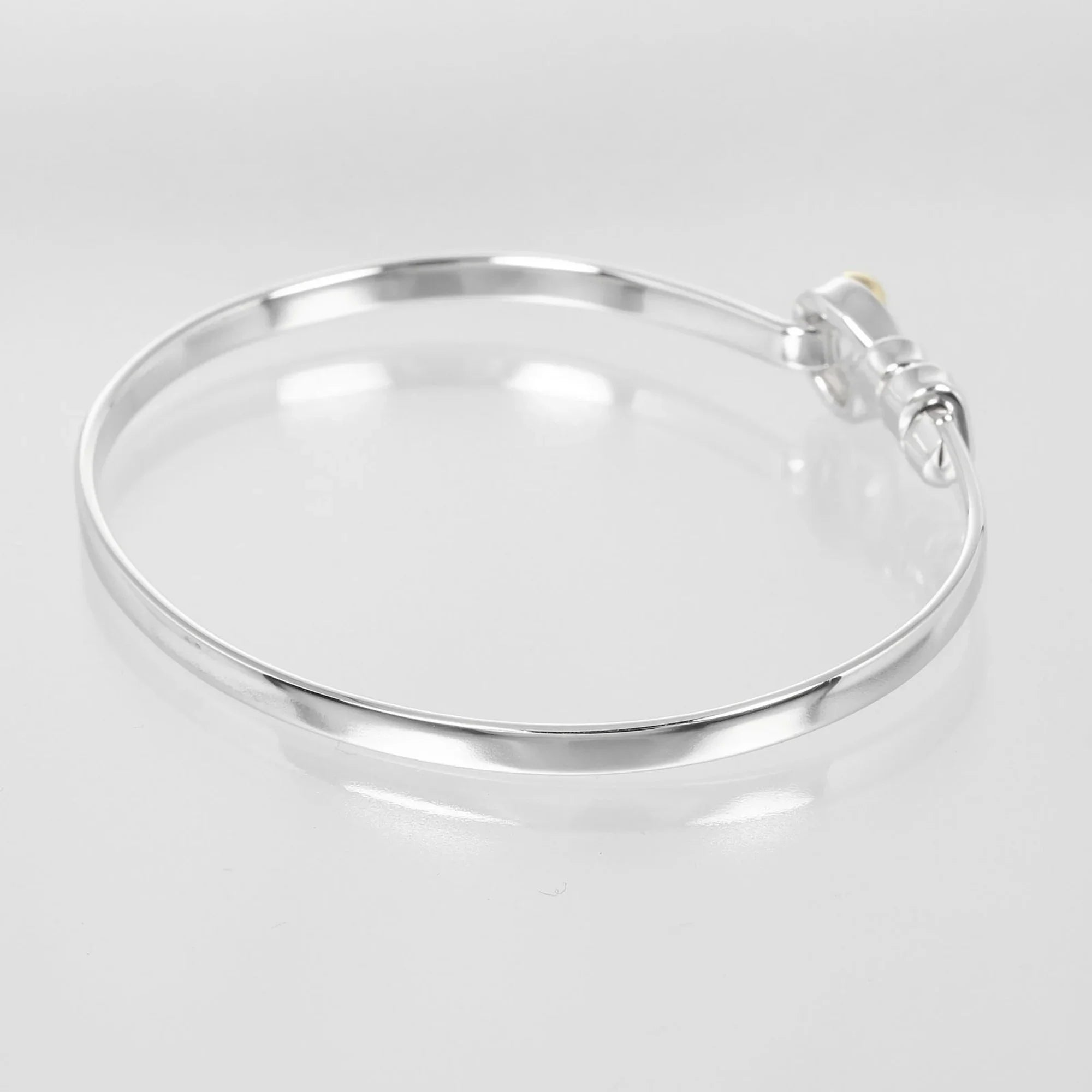 Pre-Owned Tiffany & Co. Love Knot Bracelet, 925 Silver, 18K Gold, Approx. 9.15g I132724015 (Good)