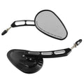Teledu Dark Rear View Mirrors Harley Softail Deluxe FLSTN Fits 2005-2017 Fits 2016 8mm