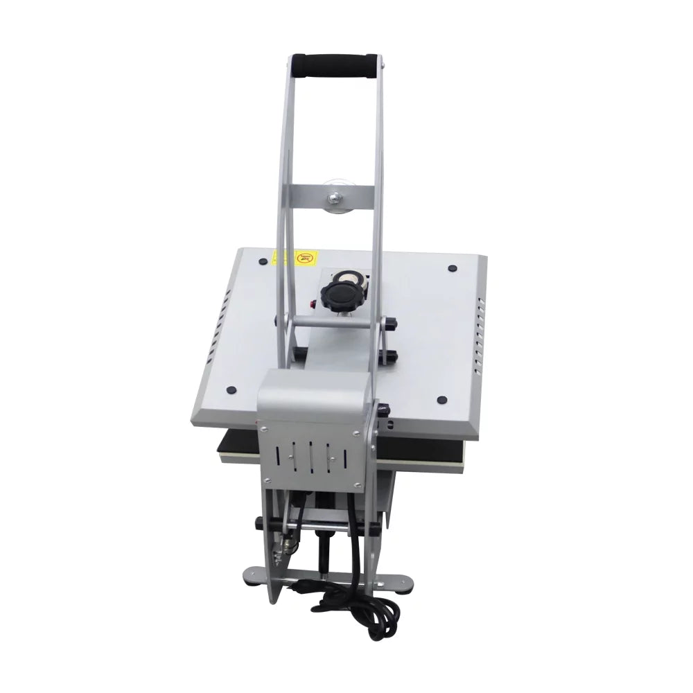 INTBUYING 15x15in Heat Press Machine Magnetic Semi-Automatic Transfer for T-Shirt Puzzle Pad Crafts