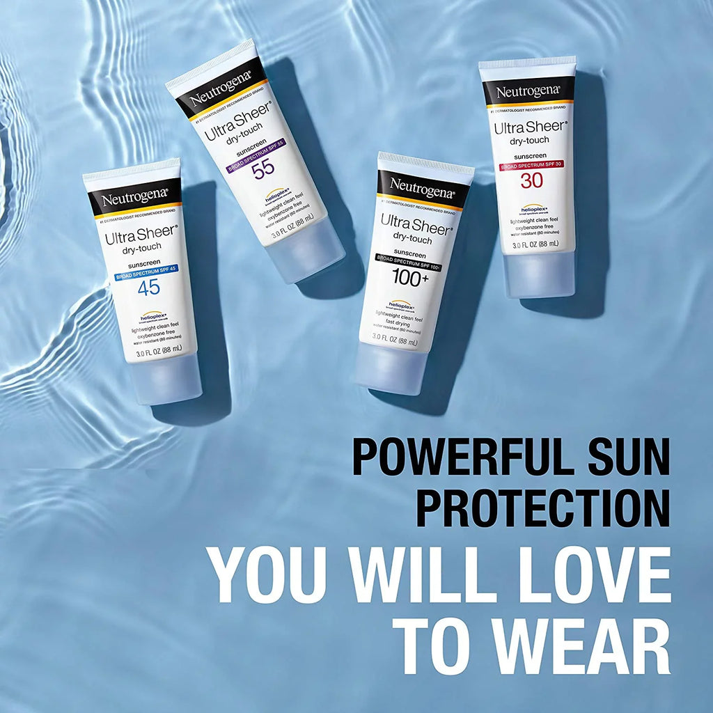 Invisible Daily Sunscreen Lotion with SPF 55- Sweat & Water Resistant Sun Block Lotion for 80 Minutes | Moisturizing & Quick Drying Skin Sun Protection| 1 Pack: 3 OZ Per Pack, Pack of 15