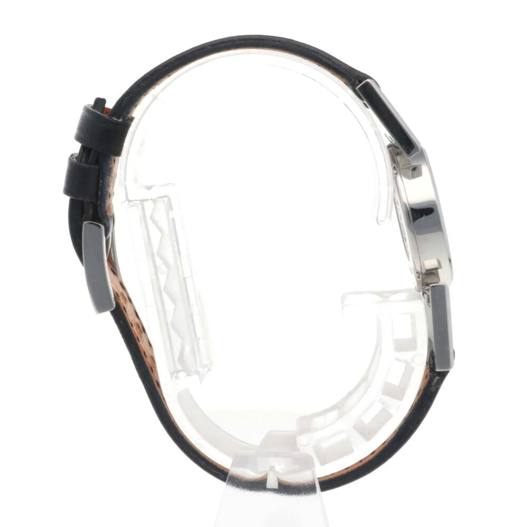 Pre-Owned Hermes Paprika Watch Stainless Steel PA1.230 Quartz Ladies HERMES Diamond Bezel (Good)