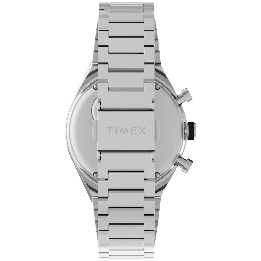 Men's Timex Q Three Time Zone Chronograph 40mm Watch TW2V69800