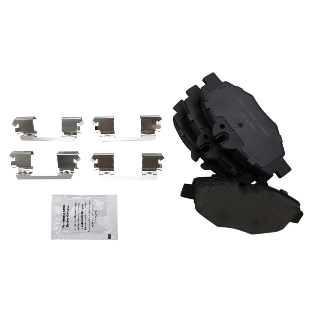 TRQ Brake Rotor & Posi Ceramic Pad Front & Rear Kit for Mercedes Benz E320 E350 BKA11922 Fits select: 2006 MERCEDES-BENZ E 350 WAGON, 2003-2005 MERCEDES-BENZ E 320