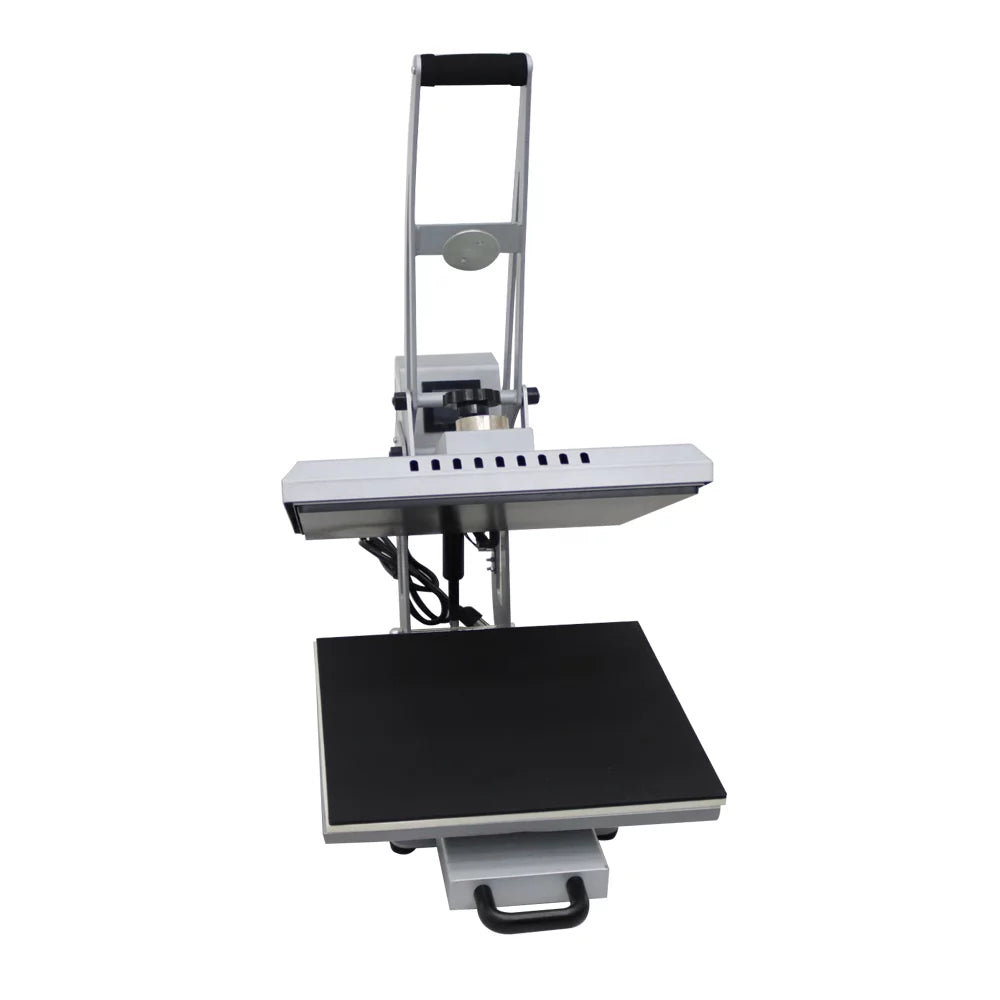 INTBUYING 15x15in Heat Press Machine Magnetic Semi-Automatic Transfer for T-Shirt Puzzle Pad Crafts