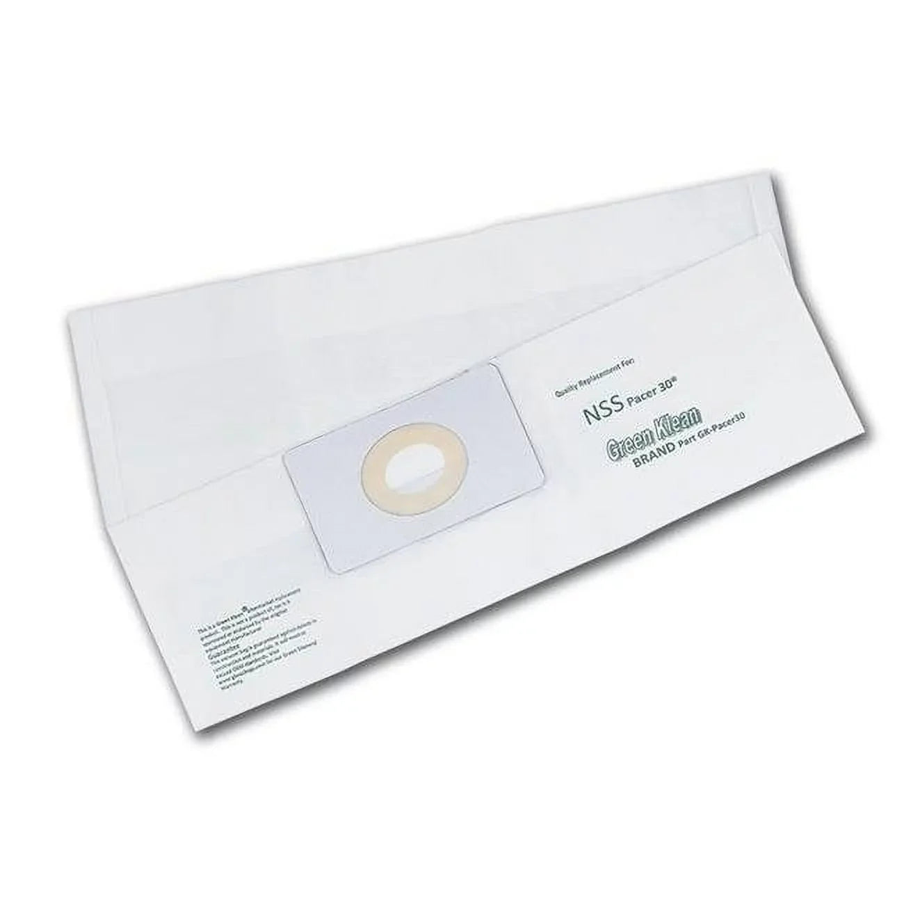 Green Klean NSS Pacer 30 Wide Area Vac Replacement Vacuum Bags - Case of 36