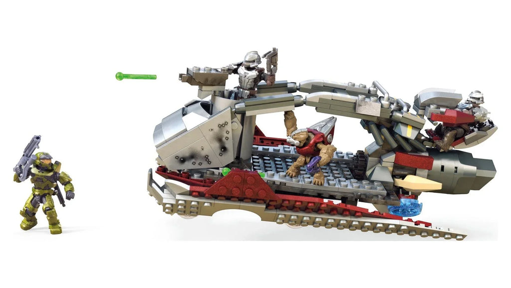 MEGA Halo Skift Intercept Building Kit with Spartan MK VII Action Figure (452 Pieces)