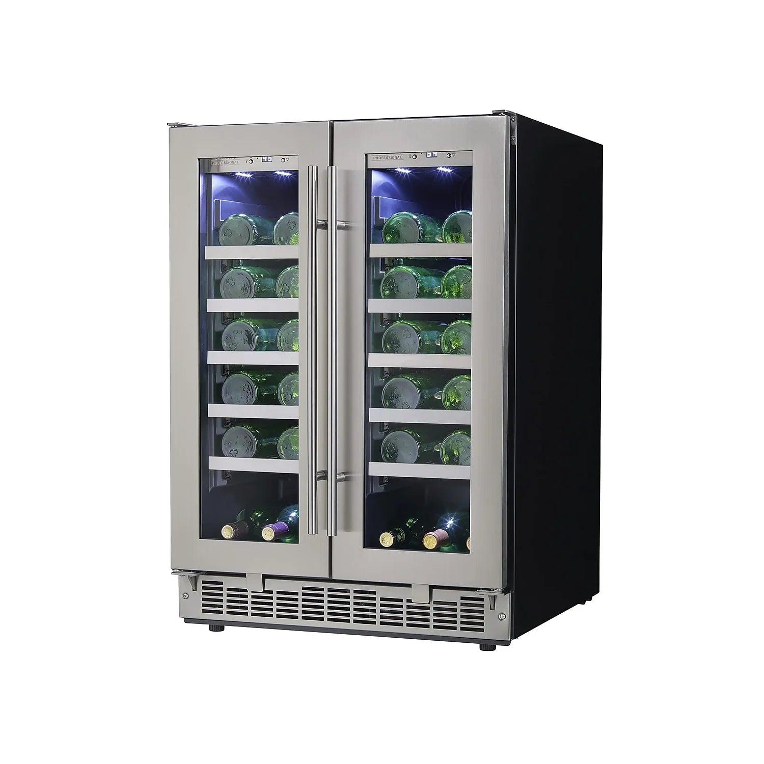 Danby DWC047D1BSSPR Napa 24\" French Door Dual-Zone Wine Cooler
