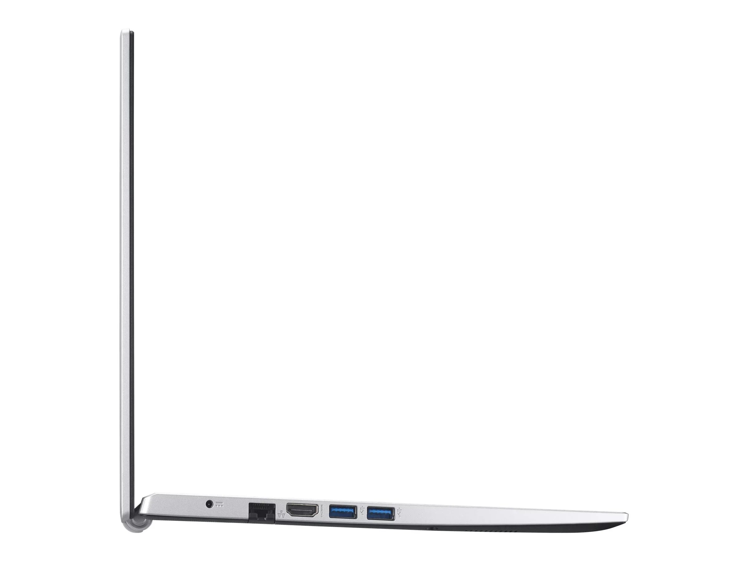 Acer Aspire 3 A315-58 - Core i7 - 1165G7 / up to 4.7 GHz - Win 11 Home - Iris Xe Graphics - 8 GB RAM - 512 GB SSD - 15.6" TN 1920 x 1080 (Full HD) - 802.11a/b/g/n/ac/ax - pure silver - kbd: US Intl