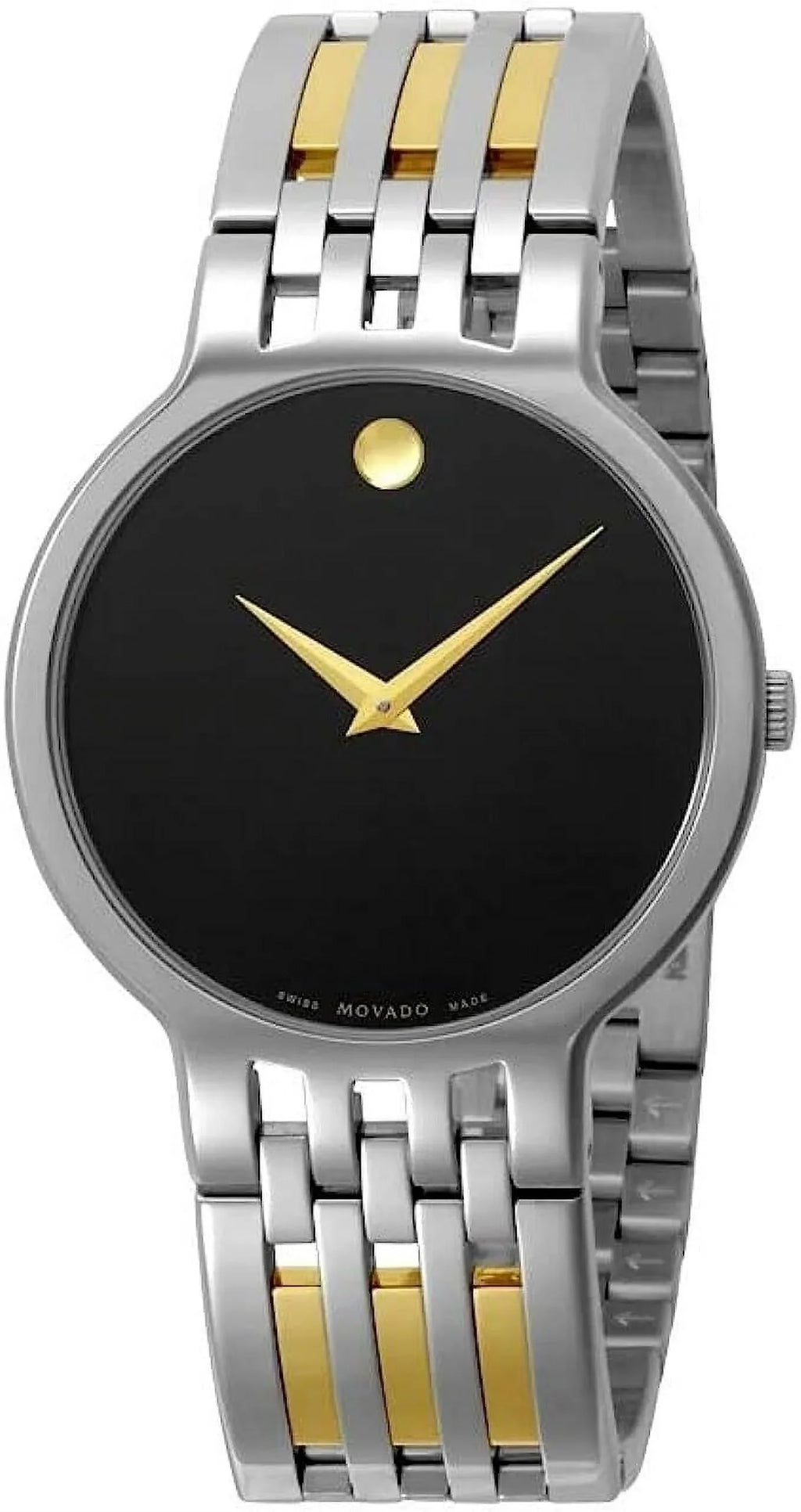 MOVADO 0606962 ESPERANZA Ebony DIAL TWO TONE STAINLESS STEEL MENS WATCH