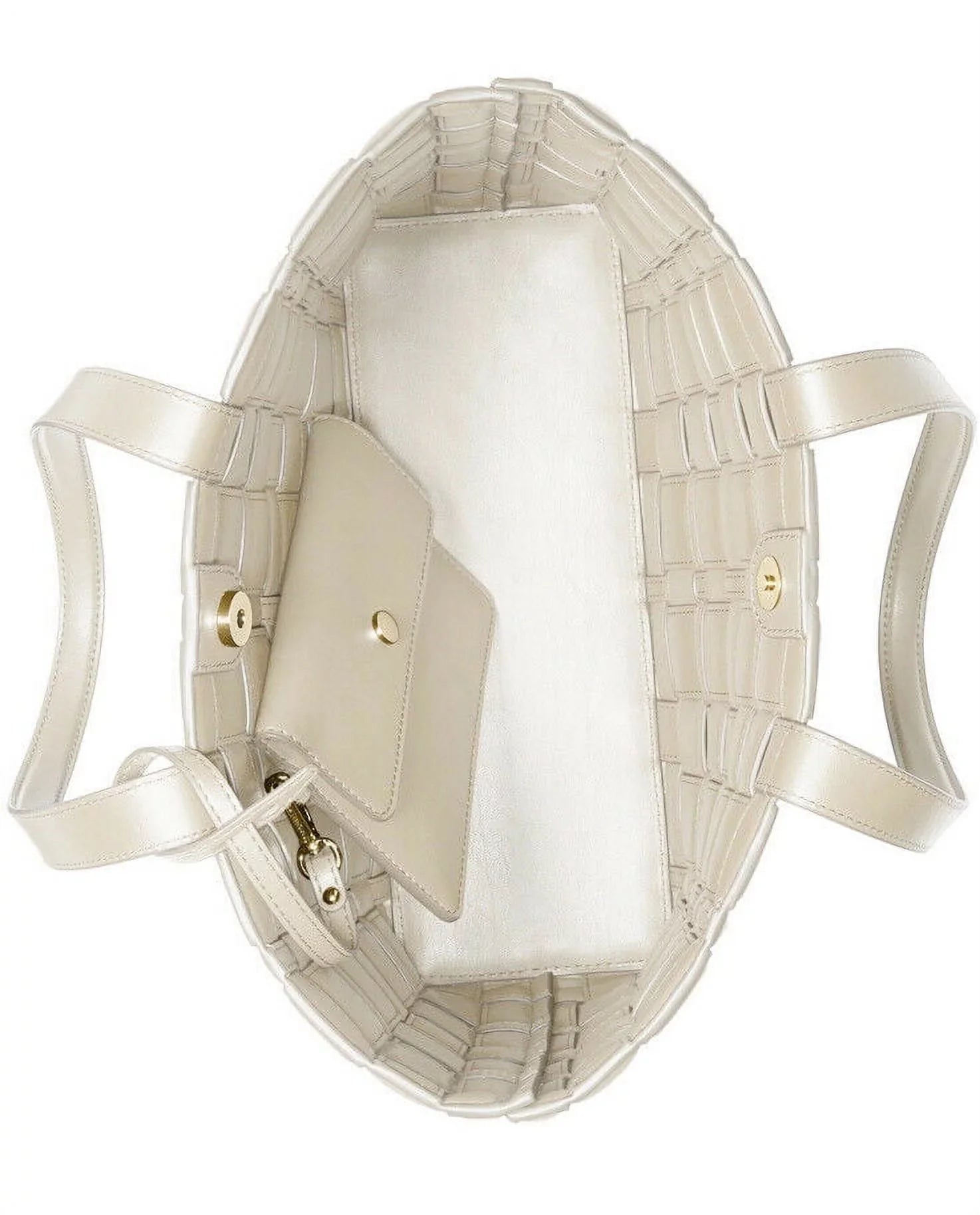 Michael Kors Ivy Medium East/West Tote Light Cream