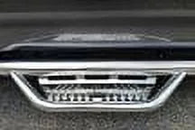 N-Fab by RealTruck Podium Stainless Steel Steps | Polished Stainless Steel, Cab Length | t0777Qc-Ss | Compatible with 2007-2021 Tundra Double Cab All Beds, SRW Gas