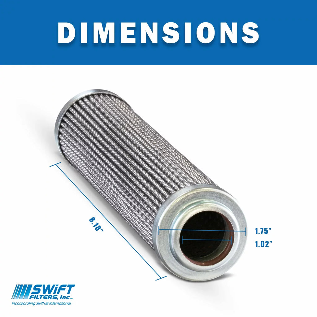 Direct Interchange for NATIONAL FILTERS 900820rtridge Filter Element Microglass Construction 25 Micron