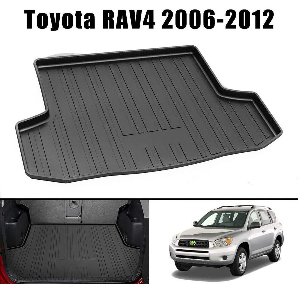 Car Rear Trunk Liner Cargo Mat Carpet for RAV4 2006-2012 Easy to Install
