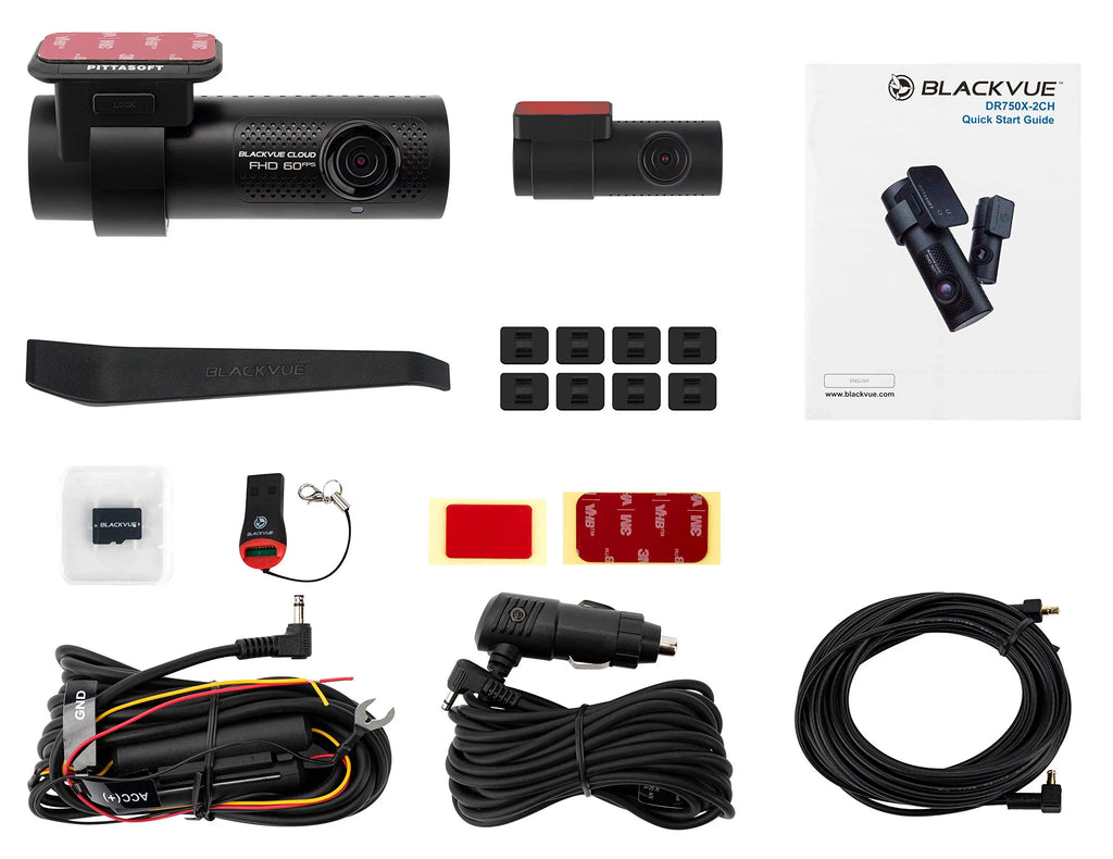 Jet DR750X-2CH Plus 64GB | Dual Full HD Cloud Dashcam | Back-Illuminated STARVIS Image Sensor | Built-in Wi-Fi, GPS, Parking Mode Voltage Monitor | LTE via Optional LTE Module