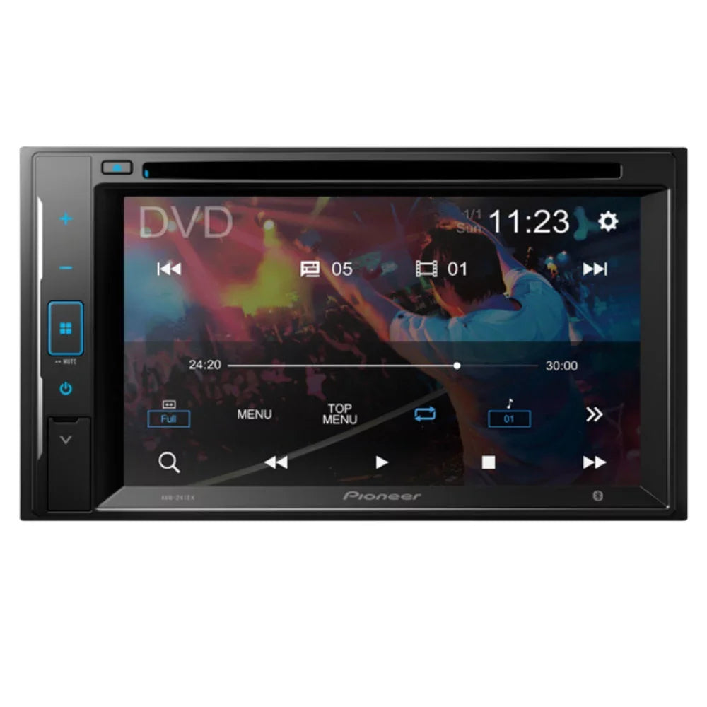 KIT4835 Bundle for 2002-2004 Oldsmobile Bravada W/ Pioneer AVH-241EX Double DIN Car Stereo with Bluetooth/Backup Camera/Installation Kit/in-Dash DVD/CD AM/FM 6.2" Touchscreen Digital Media Receiver