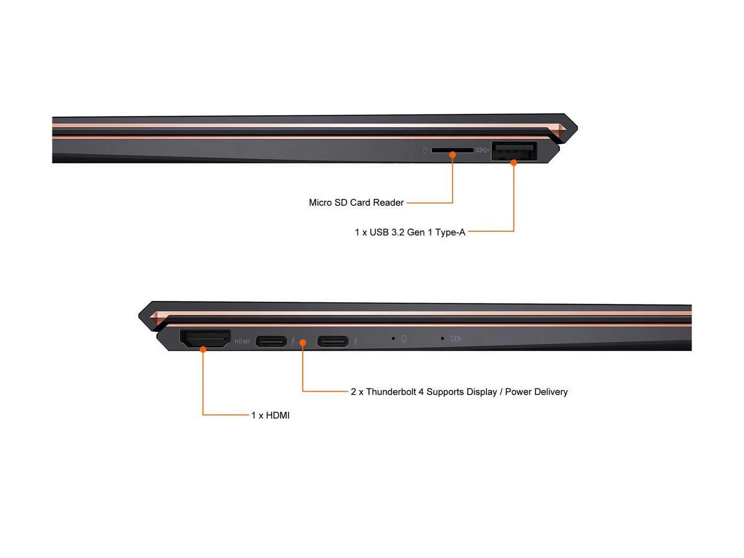 ZenBook S Ultra Slim Laptop, 13.9" 3300x2200 3:2 500nits Touch Display, Evo Platform Core i7-1165G7 CPU, 16GB RAM, 1TB SSD, Thunderbolt 4, TPM, Windows 10 Pro, Jade Dark UX393EA-XB77T