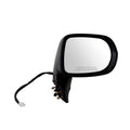 70157T - Fit System Passenger Side Mirror for 10-12, Lexus RX350, RX450h, Canada Built, Ebony PTM, w/ turn signal, memory, puddle lamp, foldaway, w/o auto dimming, w/o camera, Heated Power
