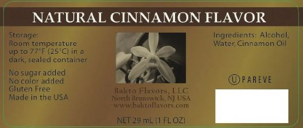 Natural Cinnamon Flavor (1 FL OZ) Pack Of 3