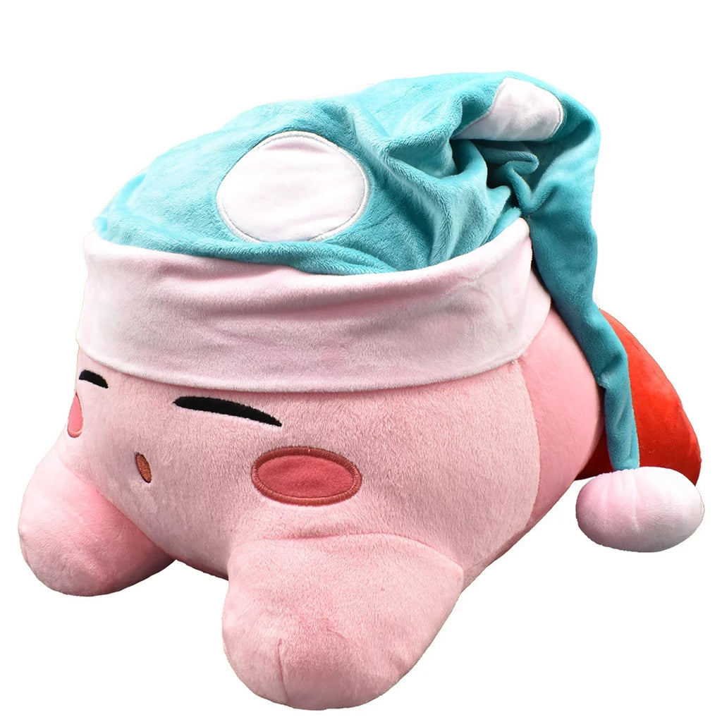 Kirby 12" Soft and Squeezable Plush Toy - Sleepy Hat
