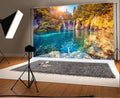 GreenDecor 7x5ft Photography Background Beautiful Autumn Scenery Loveliest Cascades Water and Mountain Trees Waterfall Nature View Backdrops Portraits Shooting Video Studio Props