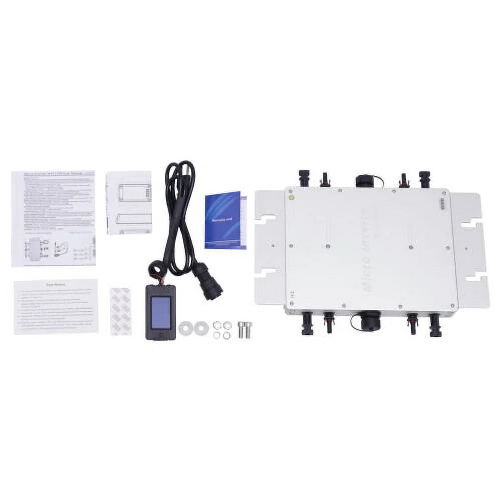 WVC-1200W MPPT Solar Micro Inverter Tie Grid Pure Sine Wave Inverter DC-AC