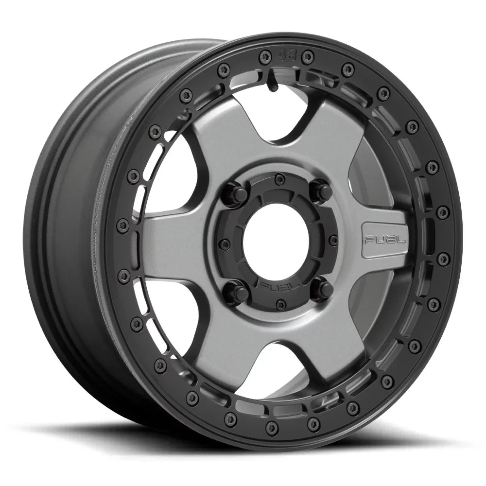 Fuel Block Beadlock 15" Wheels Gunmetal 32" RAZR XT Tires Kawasaki Teryx Mule
