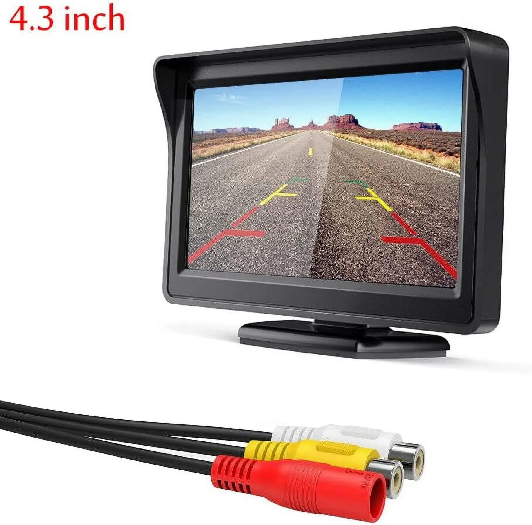 Bileeko Car Backup Camera Rear View System with 4.3" Parking Monitor