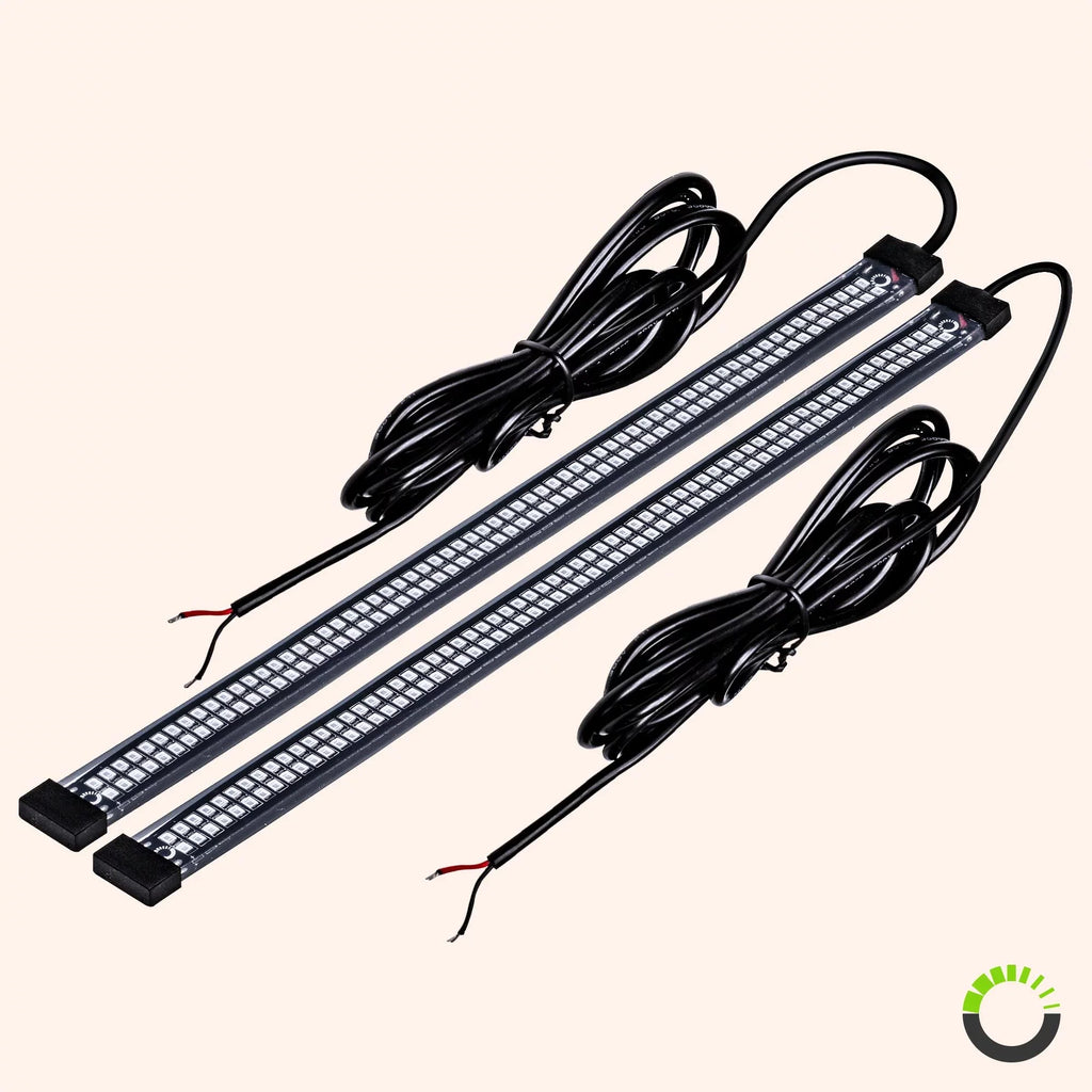 Red Green 132 LED 2-Row Marine Navigation Light Strip Kit for Kayak Pontoon Boat
